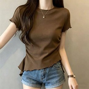 물결라인 여리핏 시스루슬림티 슈비샤슬림티