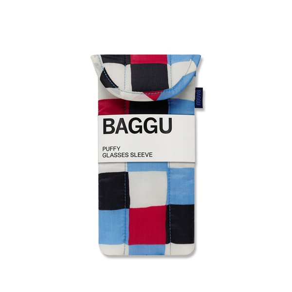 [바쿠백] BAGGU 패딩 안경 케이스 파우치 Painted Check
