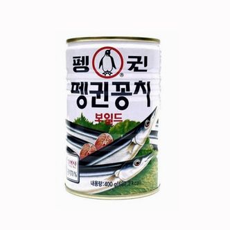 제이큐 펭귄 기타농산물통조림 펭귄꽁치 꽁치 통조림 G 400 24EA 1BOX