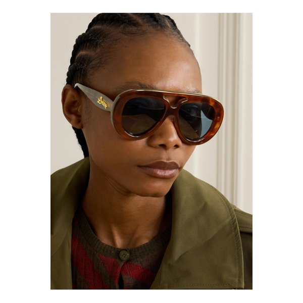 에비에이터 스타일 톨토이즈셸 선글라스 1647597349770275