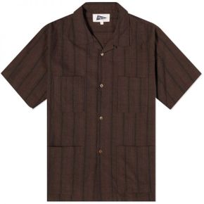 Pilgrim Surf + Supply Amedeo 베케이션 셔츠 - Walnut 36010139065-27