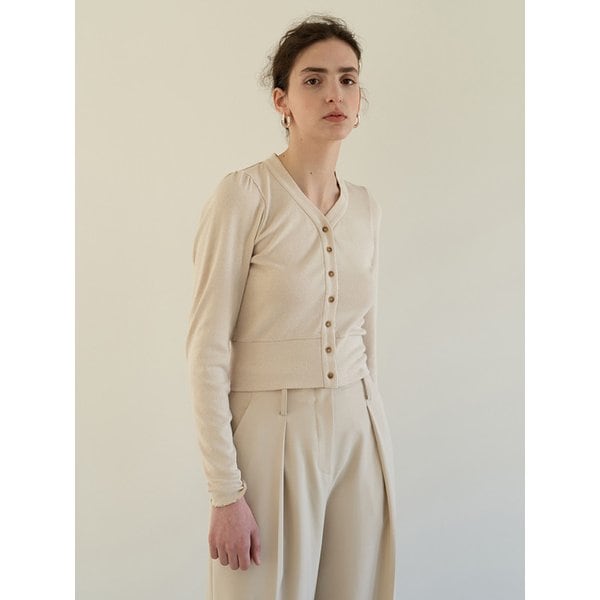 TOS CROPPED PUFF  CARDIGAN_3COLOR