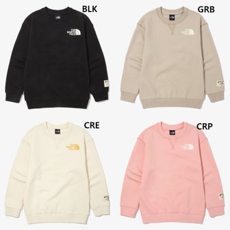 노스페이스키즈 NM5MN54 키즈 에센셜 스웨 셔츠 KS ESSENTIAL SWEATSHIRT