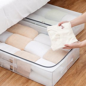 침대밑수납 언더베드리빙박스 패브릭수납함 이불보관함 보관팩 이불정리함 보관가방