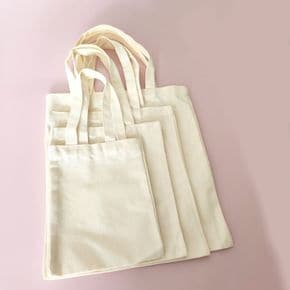 에코백 캔버스백 천가방 패브릭 무지 20x25cm