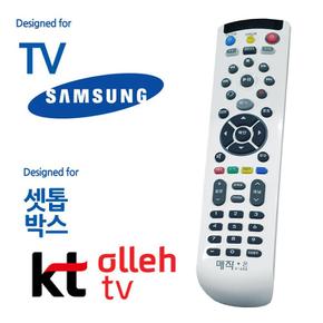 삼성TV KT올레 셋톱박스 통합리모컨 매직온450백색