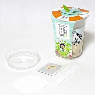 인테리어가구 틔움세상 화분재배키트 한컵새싹농장 새싹채소 키우기 (S12498600)