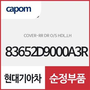 뒷문 외캐치 캡(외부 도어캐치 핸들커버),운전석쪽 (83652D9000A3R) 스포티지