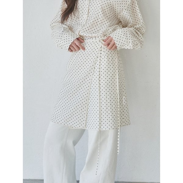 Dot Wrap Skirt_2color