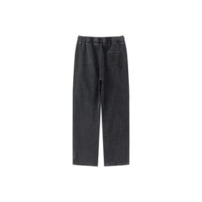 SP PIGMENT WIDE JOGER SWEATPANTS-BLACK