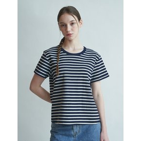 French marine stripe t-shirt (Navy)