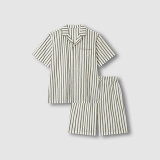 JAJU 남 60수 코튼 5부 파자마 세트 J215201107049