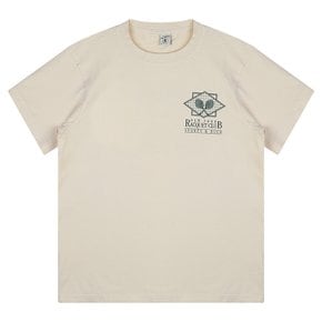 TS885CR CREAM 라켓 클럽 반팔 티셔츠