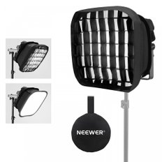 NEEWER RGB1200 LED 16.5 x14.642x37cm & 소프트 박스 디퓨저 비디오 라이트 패널 용 접이식