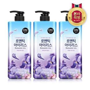 온더바디 플라워 바디워시 아이리스 900ml x 3개