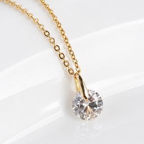 14K 미니 티어 드롭 펜던트