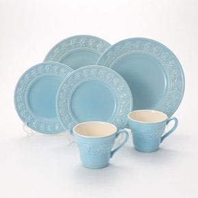 [WEDGWOOD] 웨지우드 페스티비티 블루 2인세트 찻잔접시 6pcs