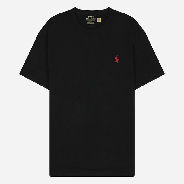 [시흥점] [폴로랄프로렌]6S 710811284 001 포니 헤비웨이트 반팔 블랙
