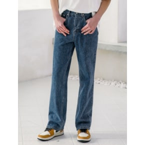 [-6cm 숏버전 추가] M160 WIDE DENIM PANTS_DEEP BLUE