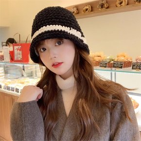 포그니 플리스 뜨개 버킷햇_P091613900