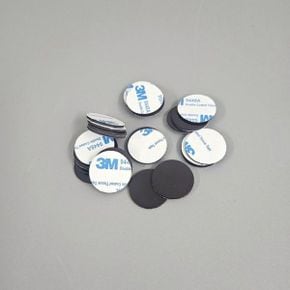 원형 부착식 고무 스티커 25mm 자석 붙이는 전단지 롤 얇은 종이 디움(WFPFAU7)