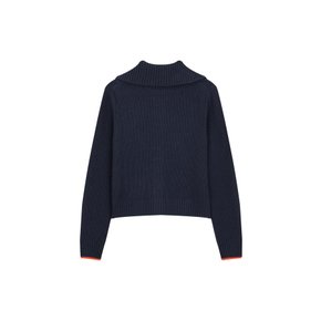 [PS PAUL SMITH] 여성 울 블렌드 빅 카라 가디건 5744128504000