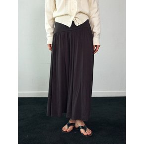 Fluid Jersey Long Skirt
