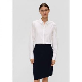 4404554 S.Oliver BLACK LABEL KURZER AUS MIX - Pencil skirt navy