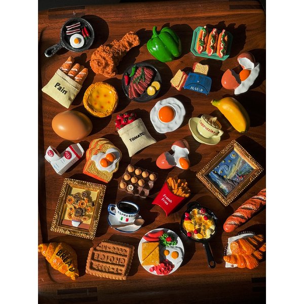 푸드 미니어처 마그넷 냉장고 자석 43type