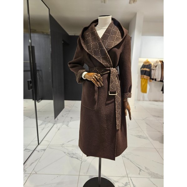 [여주점] 울소재 후드 코트 J244MSG404