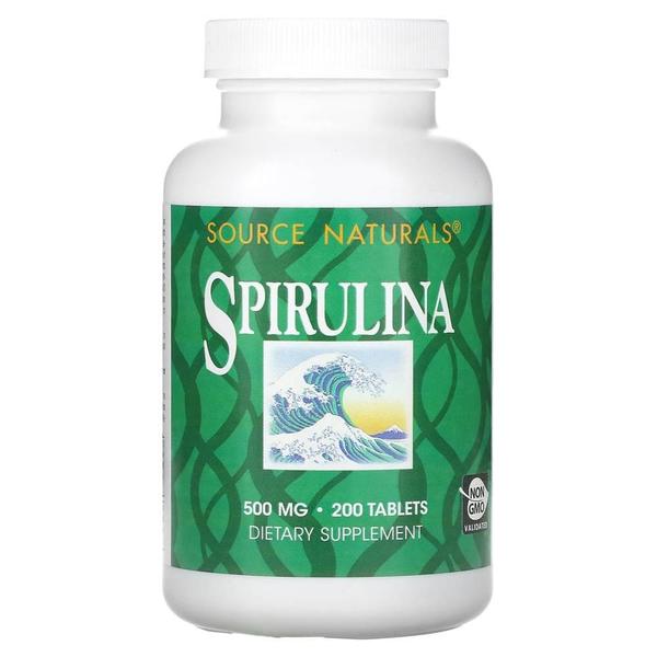 [해외직구] Source Naturals 소스내추럴스 스피루리나 500mg 200정