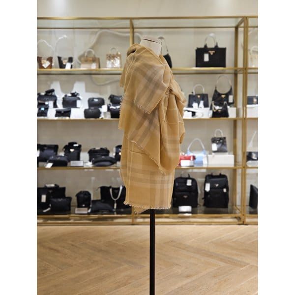 [시흥점] 남여공용 체크 울 스카프 8080098