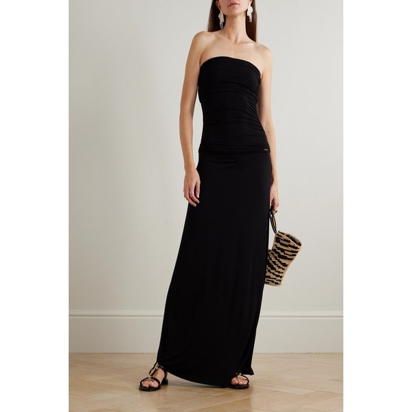 멜리사 오다바시 레이 스트랩리스 루시드 스트레치 저지 맥시 원피스 46376663163011778