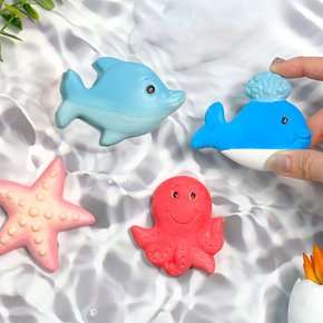 DIY 피규어 바닷속 만들기 색칠하기
