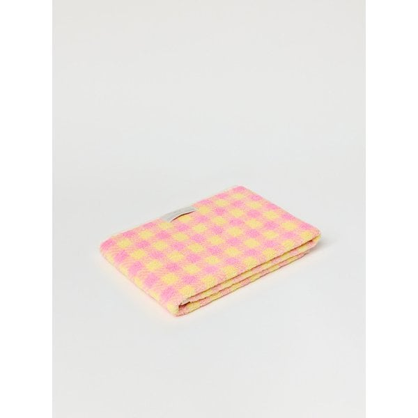 1P 리버시블 타월 깅엄 로즈레몬 210g