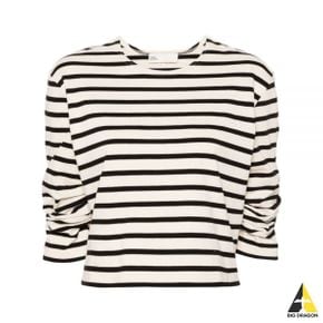 토라버치 24FW SCRUNCHED SLEEVE T-SHIRT (160086-117) (스크런치드 슬리브 티셔츠)