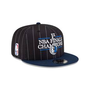 Just Caps NBA 챔피언 핀스트라이프 댈러스 매버릭스 9FIFTY 950 스냅백 Hat 9191365