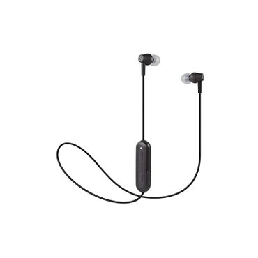  audio-technica 무선 이어폰 Bluetooth 리모콘 마이크 부착 블랙 ATH-CK150BT BK