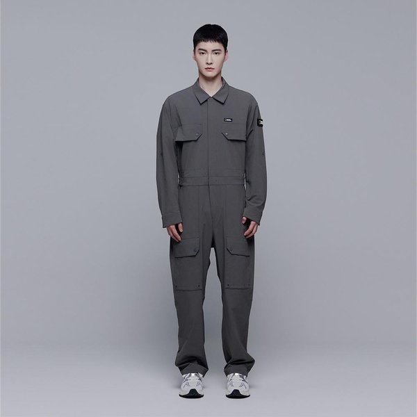 [여주점] N242MJS010 필드 점프수트 카키