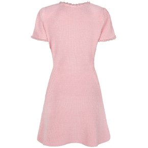 25SS 핑크 텍스쳐 니트 미니 원피스 RS25 087SA P