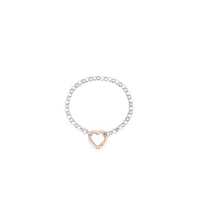 Hold heart Bracelet in Silver and Rose Vermeil/팔찌/012341530