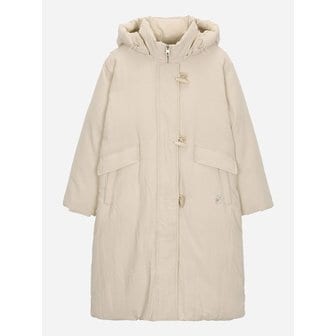 써스데이아일랜드 롱기장 토글 덕 다운 점퍼_T258MDJ245W