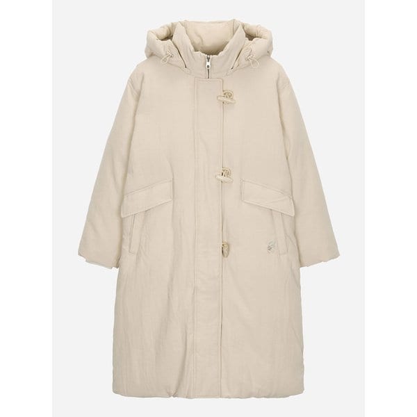 롱기장 토글 덕 다운 점퍼_T258MDJ245W