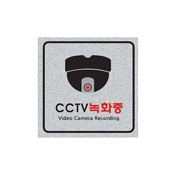  펄사인 CCTV녹화중 돔 5022 120X120mm 펄아크릴 (W28B60B)