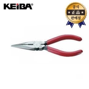 게이바 강력롱노우즈플라이어 T308 T-308 8인치 라디오 뺀치 롱노우즈 플라이어 일본산 KEIBA