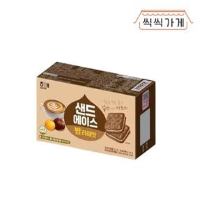 샌드에이스 밤라떼맛 204g / 해태 신상과자