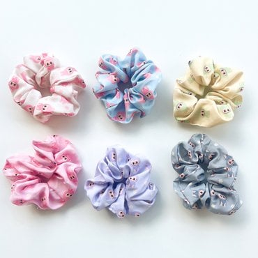 메르시밴드 몽글 랴부부 헤어 곱창끈 6color