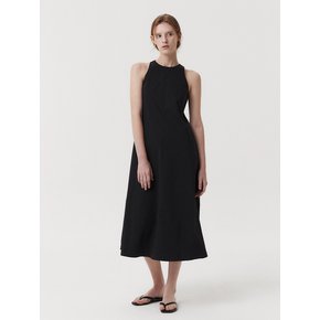 HALTER NECK DRESS (BLACK)