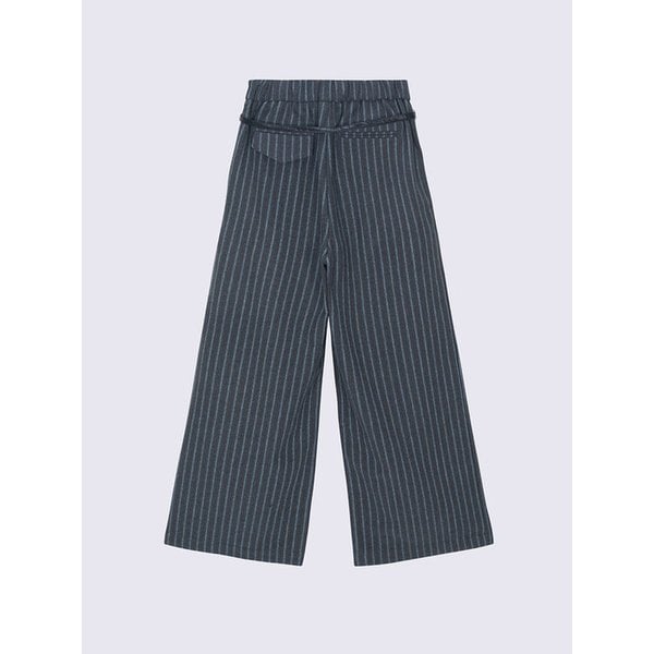 스트라이프 벨티드 울 팬츠 (2 COLOR)