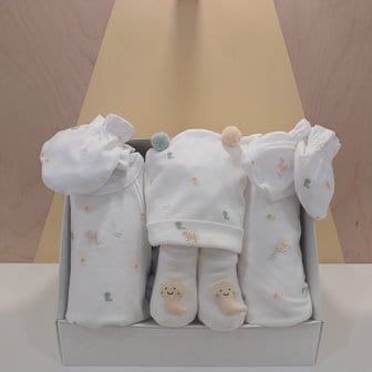 블루독베이비 WH)비비배내우주복 출산 선물세트(44A70-001-01)